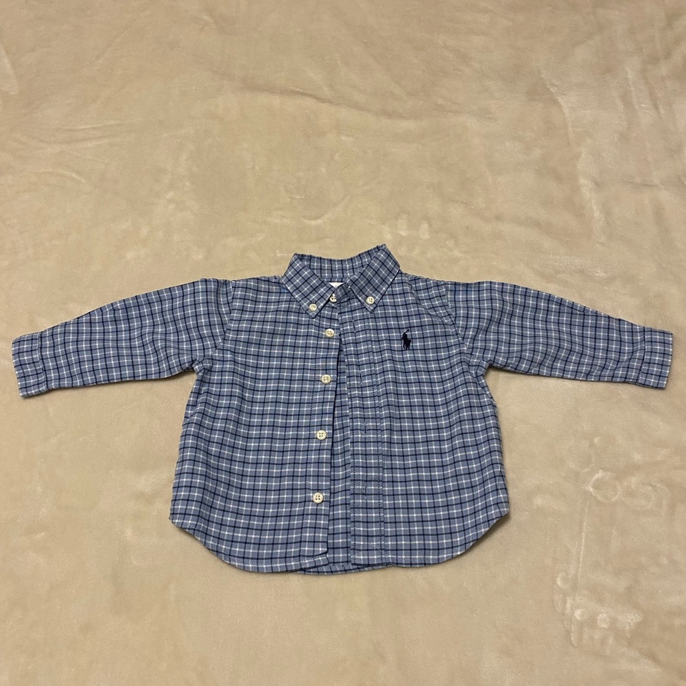 Ralph Lauren great quality boys button down dress shirt.